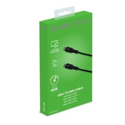 Celly USB C - USB C Power Delivery oplaadkabel  zwart