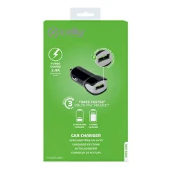Celly USB-C Turbo autolader black