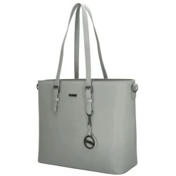 Charm London  Birmingham 15,6 inch laptop schoudertas light grey