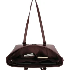 Charm London Birmingham 15,6 inch laptop schoudertas bordeaux