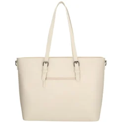 Charm London  Birmingham 15,6 inch laptop schoudertas crème