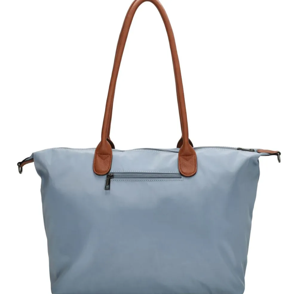 Charm London Buckingham 15,6 inch laptop schoudertas steelblue