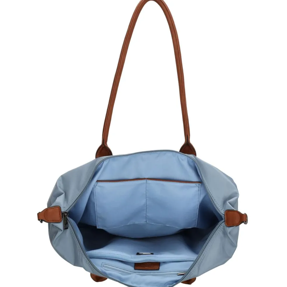 Charm London Buckingham 15,6 inch laptop schoudertas steelblue