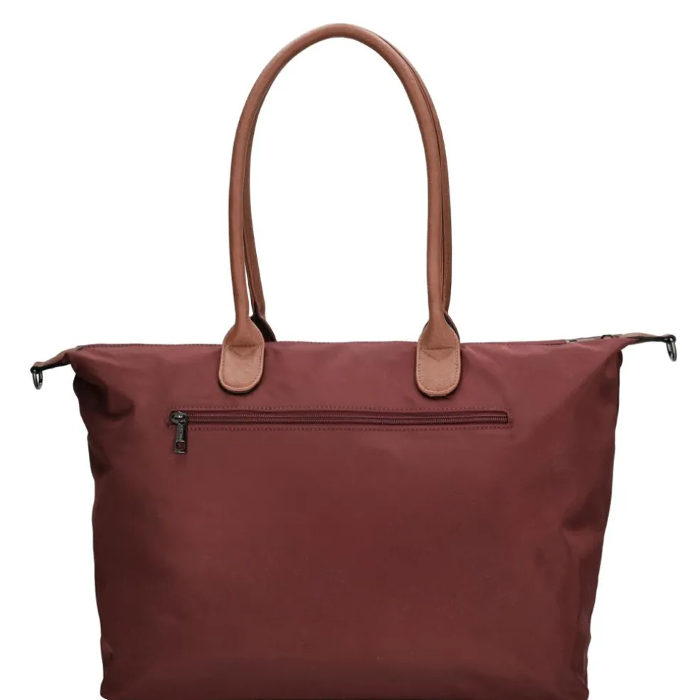 Charm London Buckingham 15,6 inch laptop schoudertas bordeaux