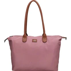 Charm London Buckingham 15,6 inch laptop schoudertas light purple