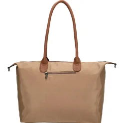Charm London  Buckingham 15,6 inch laptop schoudertas taupe