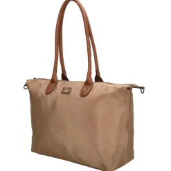 Charm London Buckingham 15,6 inch laptop schoudertas taupe