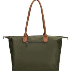 Charm London  Buckingham 15,6 inch laptop schoudertas olive green