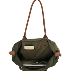 Charm London  Buckingham 15,6 inch laptop schoudertas olive green