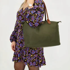 Charm London  Buckingham 15,6 inch laptop schoudertas olive green