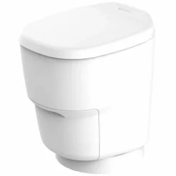 Clesana C1 droogtoilet met ronde basis white