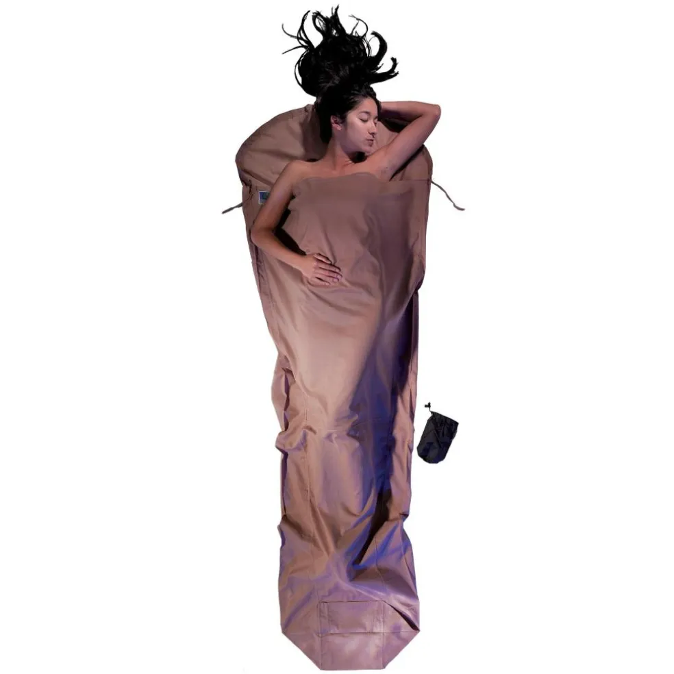 Cocoon Mummyliner Egyptisch katoenen lakenzak khaki