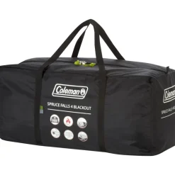 Coleman Spruce Falls 4 BlackOut vis-à-vis tent green