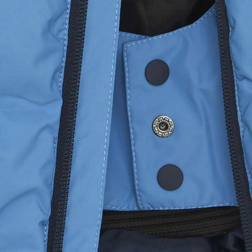 Color Kids Quilt Contrast winterjas junior cyaneus