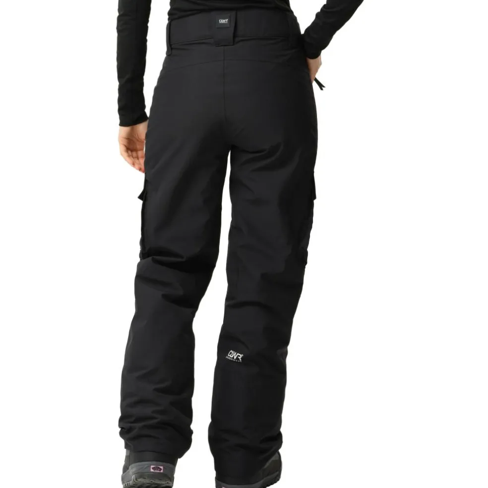 ColourWear Cargo skibroek dames black