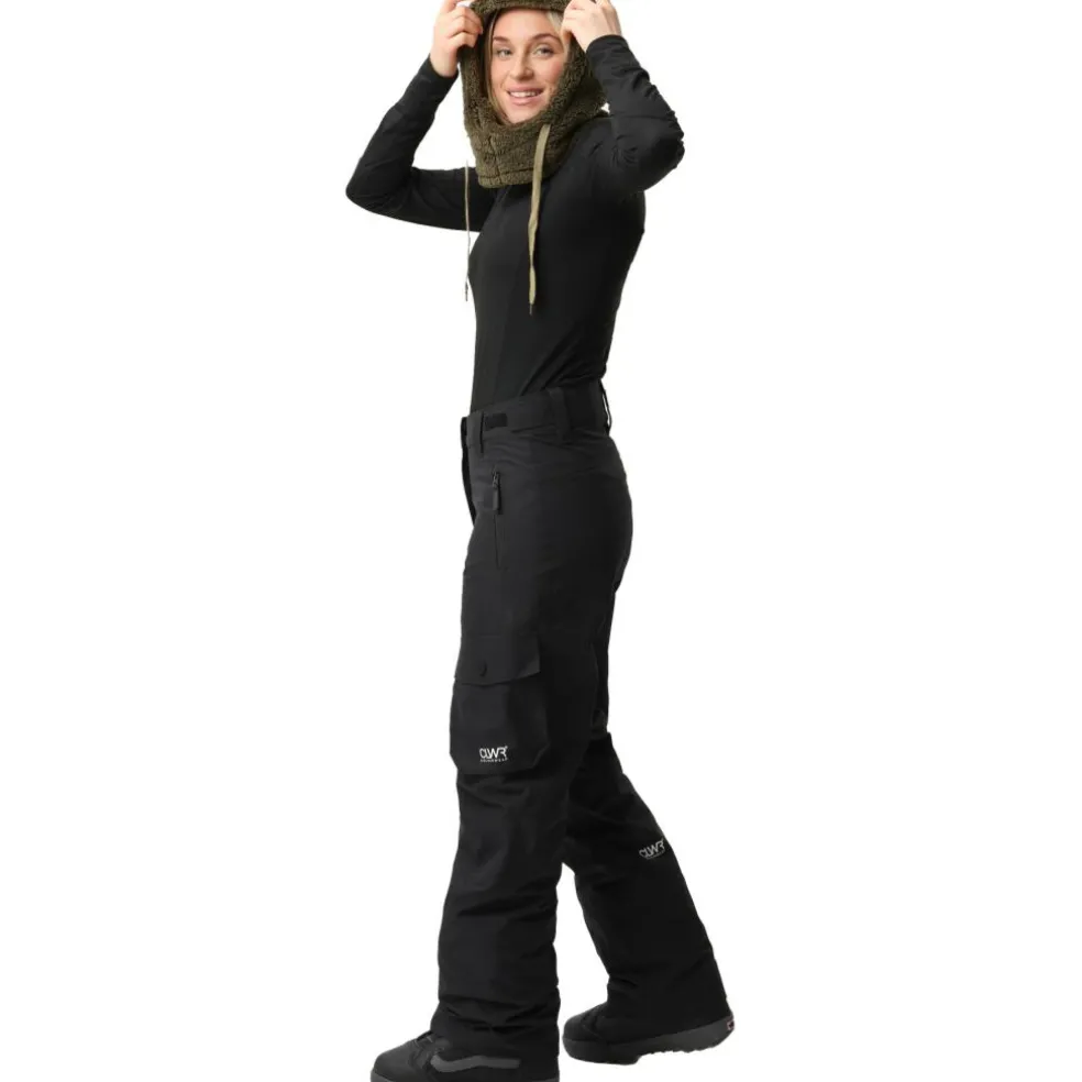 ColourWear Cargo skibroek dames black