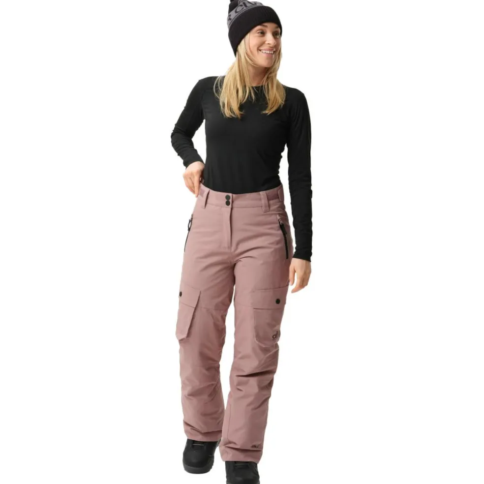 ColourWear Cargo skibroek dames taupe