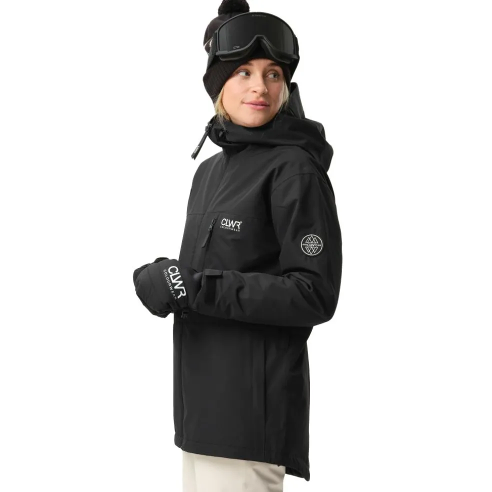 ColourWear Cookie winterjas dames black