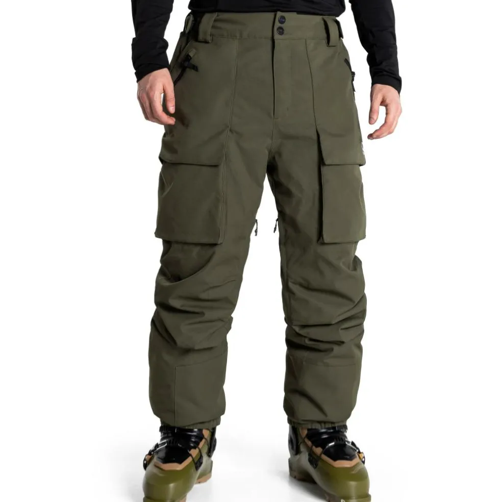 ColourWear Mountain Cargo skibroek dark olive