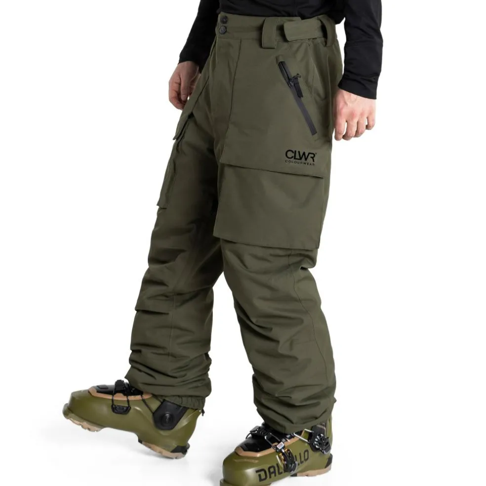 ColourWear Mountain Cargo skibroek dark olive