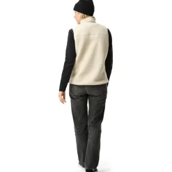 ColourWear Pile bodywarmer dames off white