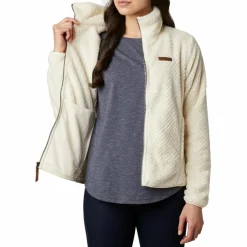 Columbia Fire Side II Sherpa fleece vest dames chalk
