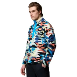 Columbia Helvetia II Half Snap fleece sweater heren compass