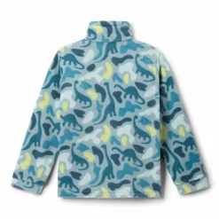 Columbia Helvetia II Sherpa Half Snap Printed sweater junior crushed blue sisters everblue