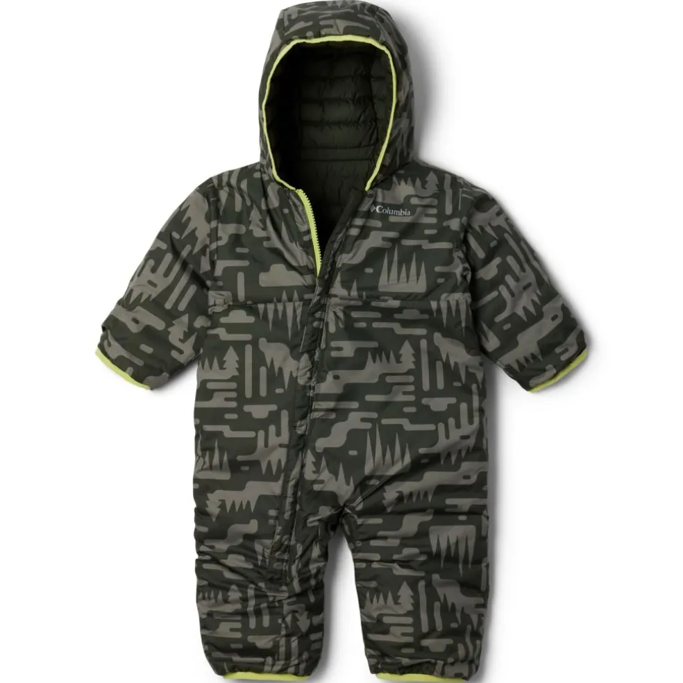 Columbia Infant Powder Lite II Reversible Bunting skipak junior stone green greenscape voltage