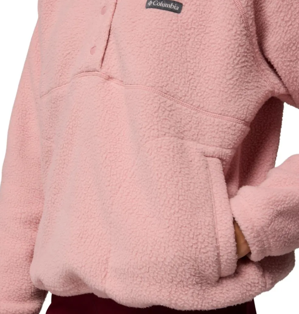 Columbia Jasper Ridge Pebble Half Snap sweater dames eraser pink