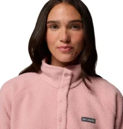 Columbia Jasper Ridge Pebble Half Snap sweater dames eraser pink