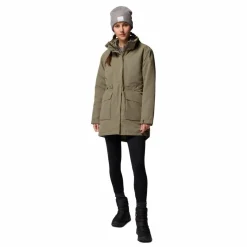 Columbia Pulaski parka outdoor jack dames stone green