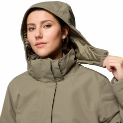 Columbia Pulaski parka outdoor jack dames stone green