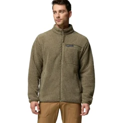 Columbia Rugged Ridge Sherpa fleece vest heren stone green