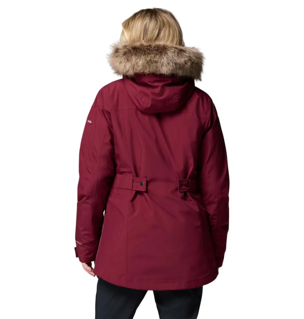 Columbia Suttle Mountain parka outdoor jack dames rich wine