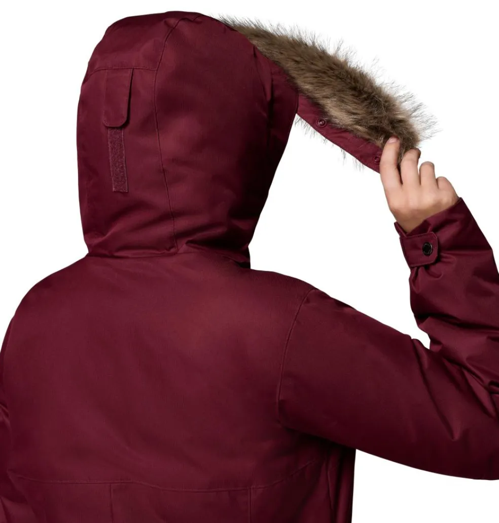 Columbia Suttle Mountain parka outdoor jack dames rich wine