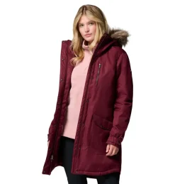 Columbia Suttle Mountain parka outdoor jack dames rich wine