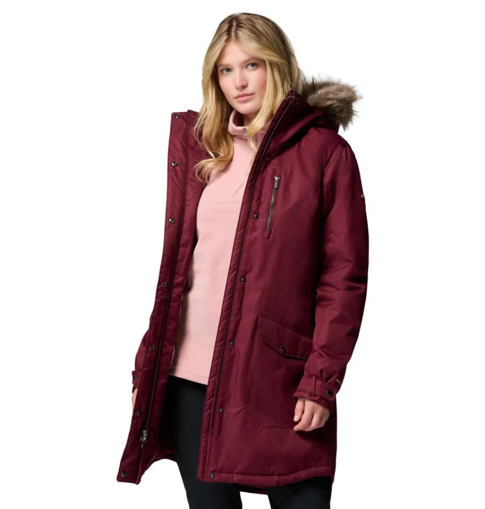 Columbia Suttle Mountain parka outdoor jack dames rich wine