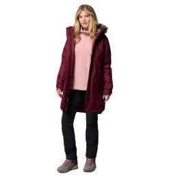 Columbia Suttle Mountain parka outdoor jack dames rich wine