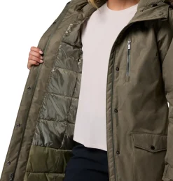 Columbia Suttle Mountain parka outdoor jack dames stone green
