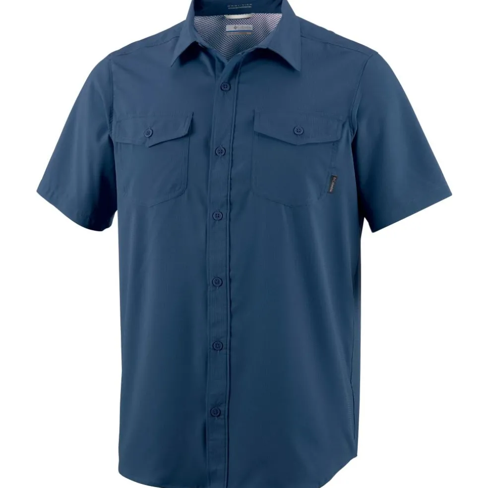 Columbia Utilizer II Solid SS overhemd heren collegiate navy