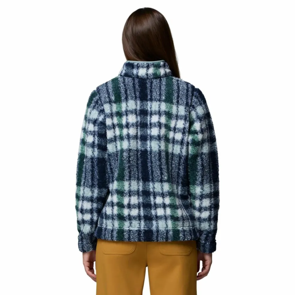 Columbia West bend II sweater dames crushed blue herringplaid