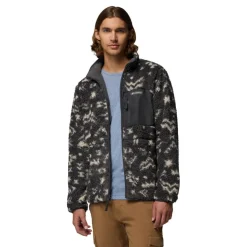 Columbia Winter Pass Reversible fleece vest heren shark peaked tonal