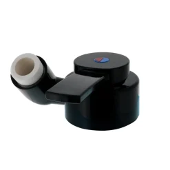 Comet Florenz douche mengkraan zwart, boorgat 33 mm