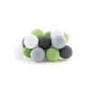 Cotton Ball Lights  Outdoor lichtsnoer glamping green