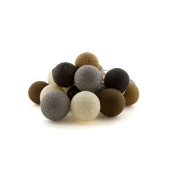 Cotton Ball Lights  Outdoor extension kit lichtsnoer glamping natural