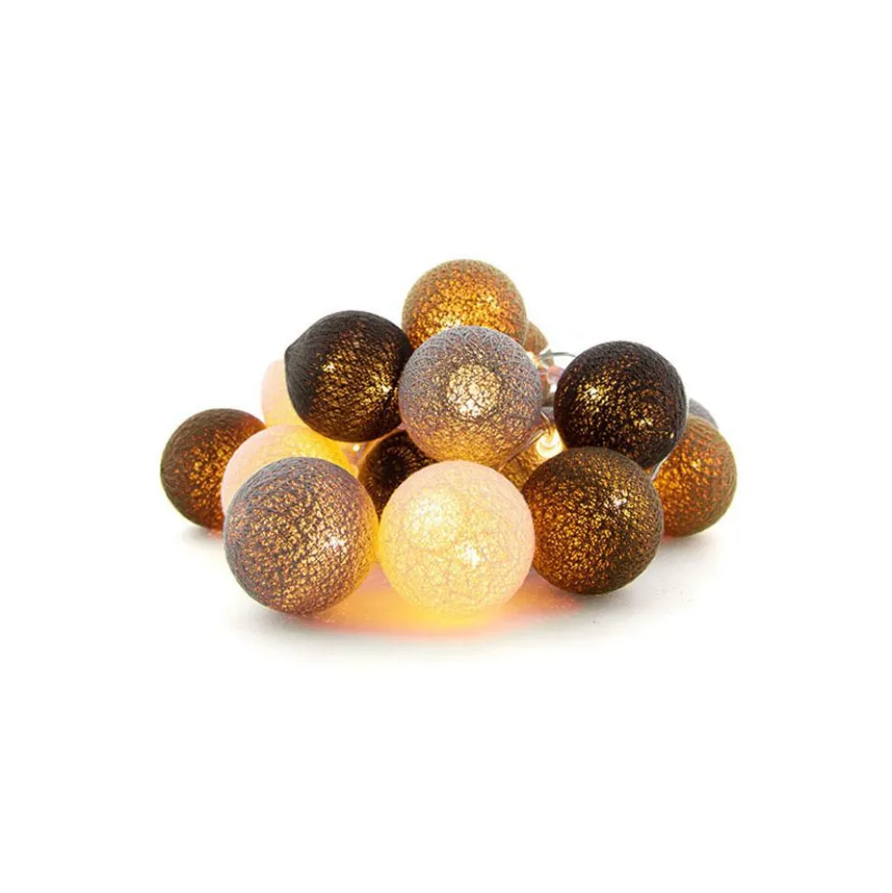 Cotton Ball Lights Outdoor extension kit lichtsnoer glamping natural