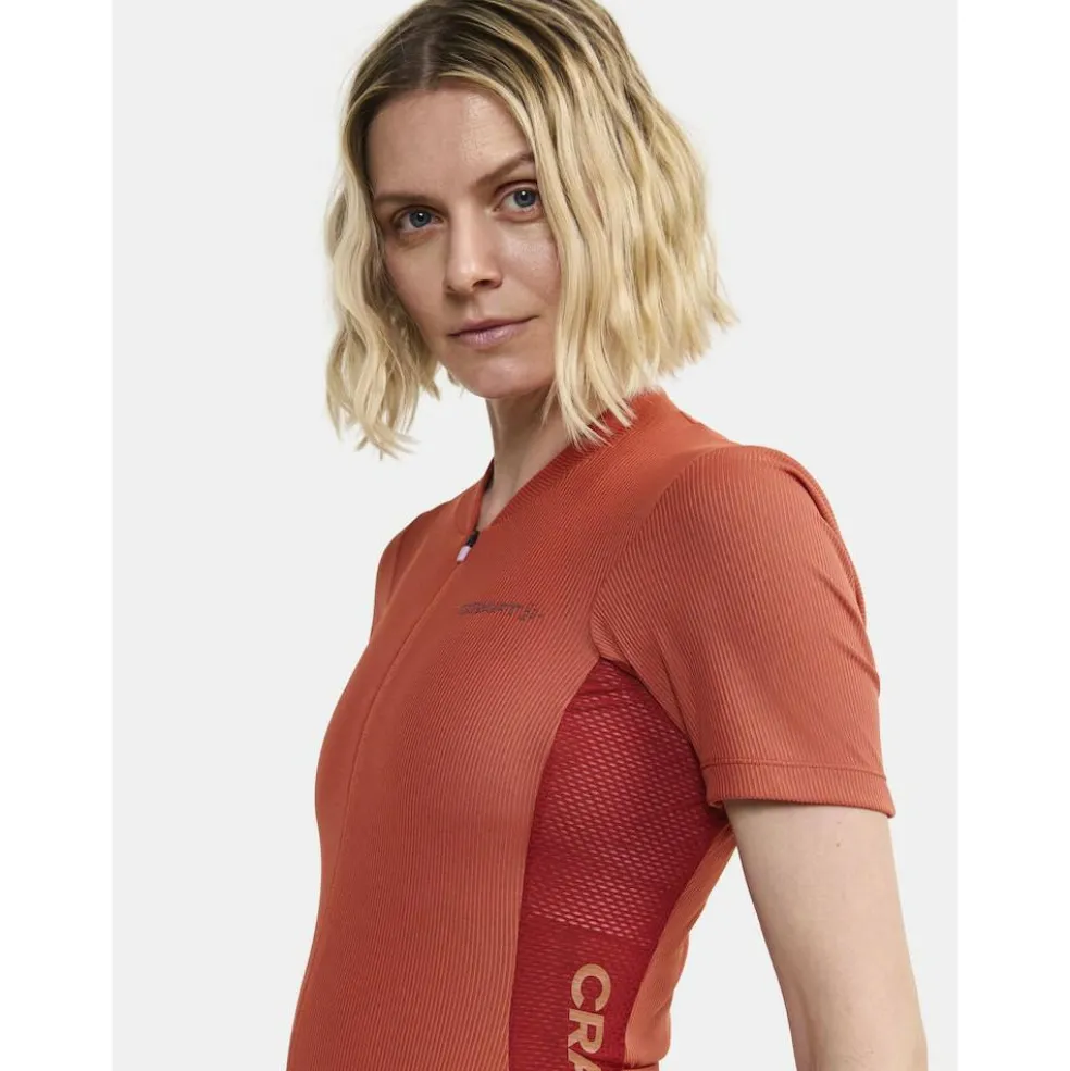 Craft ADV Endurance fietsshirt dames astro rhubarb