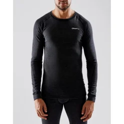 Craft CORE Wool Merino LS thermoshirt heren black