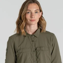 Craghoppers NosiLife Adventure III blouse dames wild olive